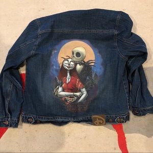 Nightmare Before Christmas jean jacket EUC, sz XL